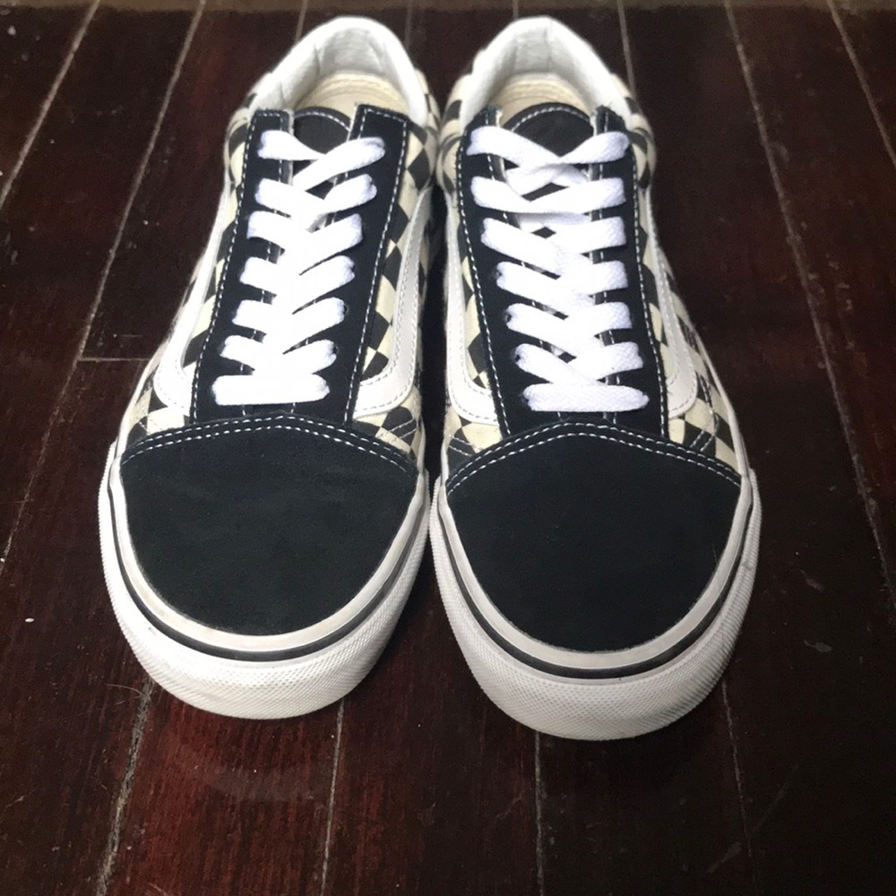 Vans Primary Check Old Skool Sneakers